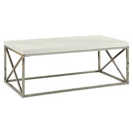 CT00245 tempered glass modern stainless steel coffee table